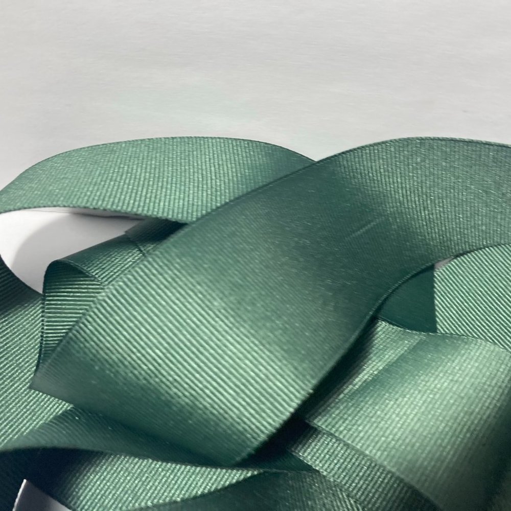 Green Ribbed Sash Ribbon 1.5" - Picture 9 of 11